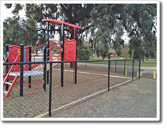 New fence for White Hills Reserve playground