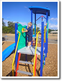 New Children's Play Space at Strauch Reserve, Huntly
